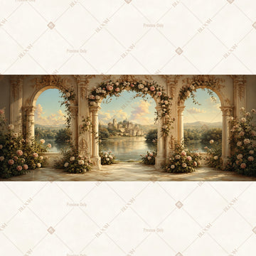 Luxury Palace Arch Hall Wide Backdrop