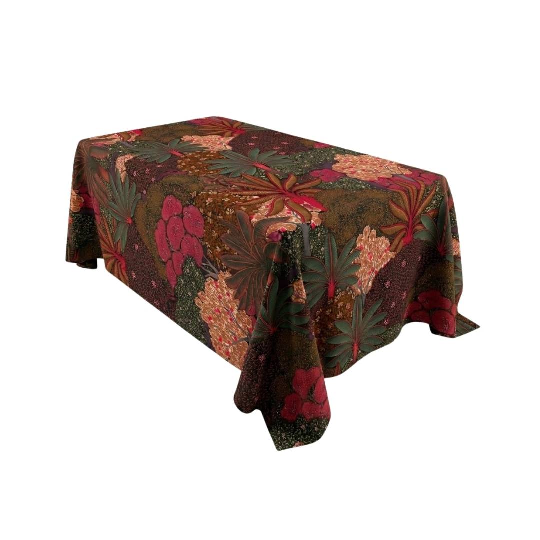 Forest Terracotta Botanical Rectangle Table Cover - Pack Of 6
