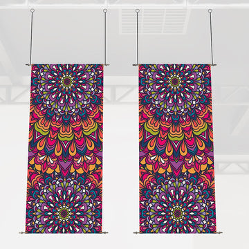 Kaleidoscope Radiance: Hanging - 2 x 4 ft
