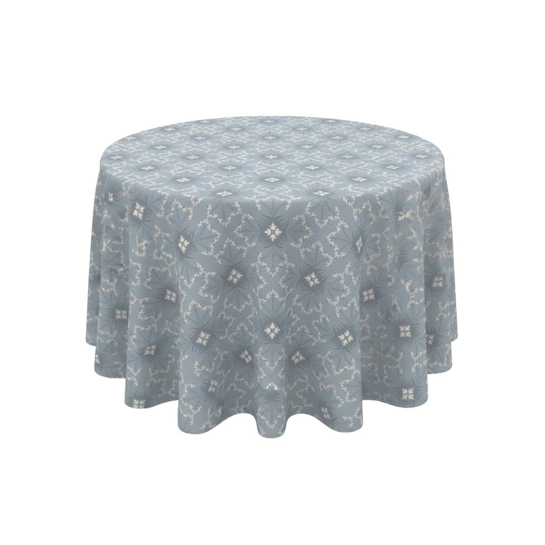 Ocean Mist Pattern Round Table Cover - Pack Of 6