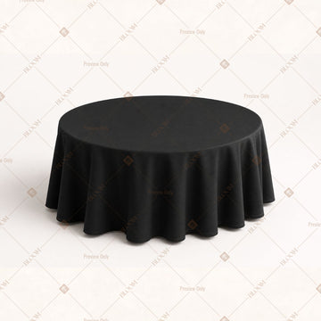 Black Table Cover Pack Of 6