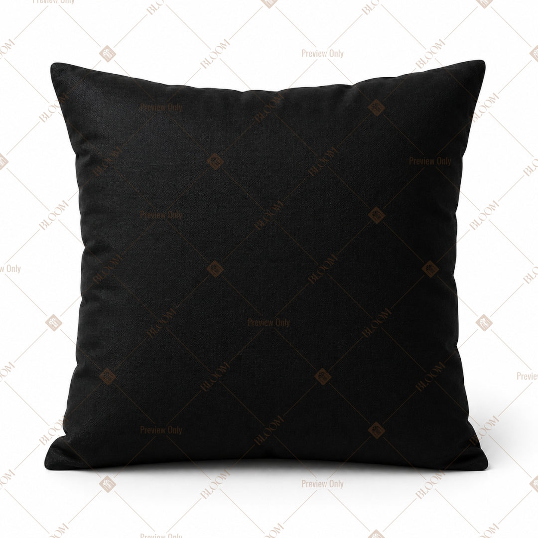 Black Cushion Cover Pack of 12