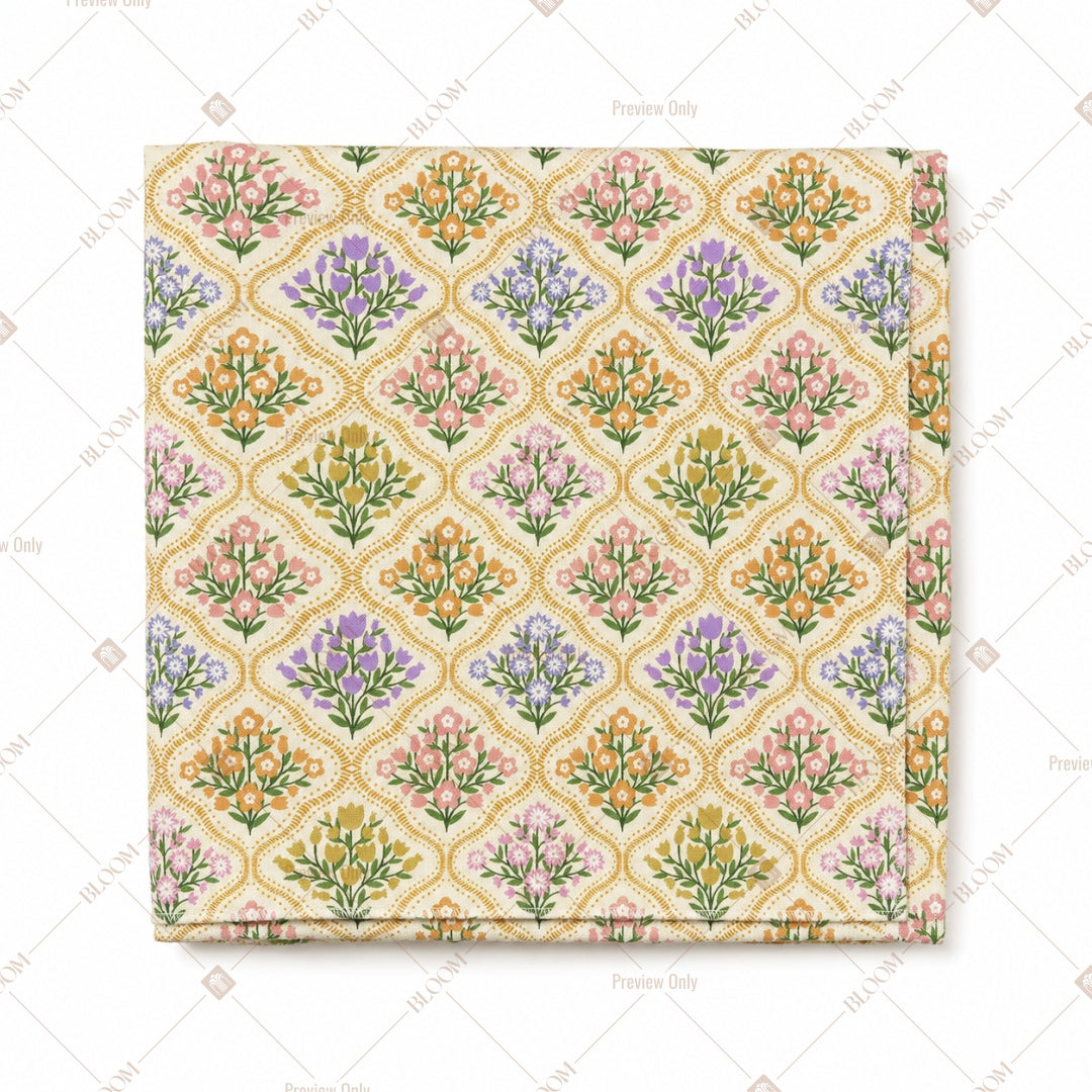Pastel Diamond Geometric Pattern Design