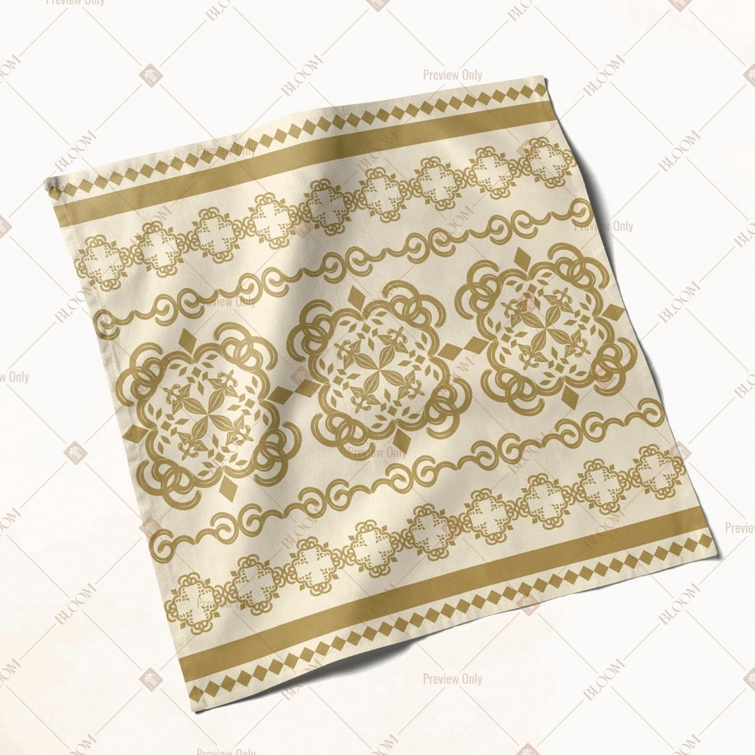Royal Gold Damask Napkin Pack of 20