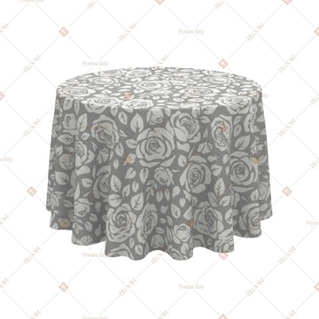 Grey Ornamental Lace Table Cover Pack Of 6