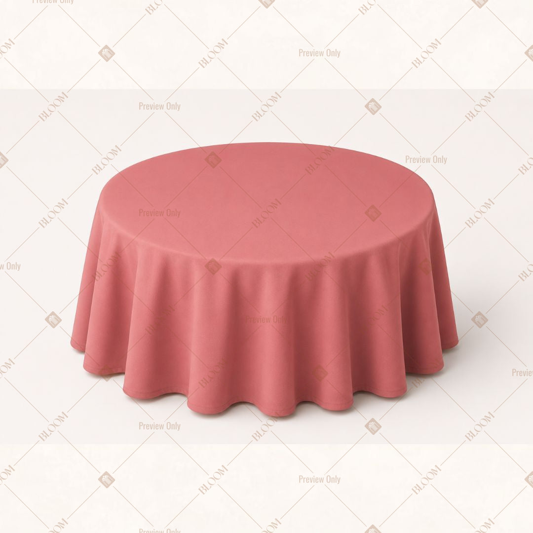 Rose Gold Table Cover Pack Of 6