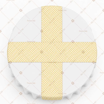 Soft Yellow Stripe Table Runner Pack Of 12