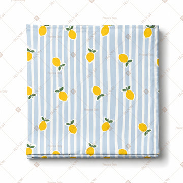 Yellow Daisy Stripe Pattern Design