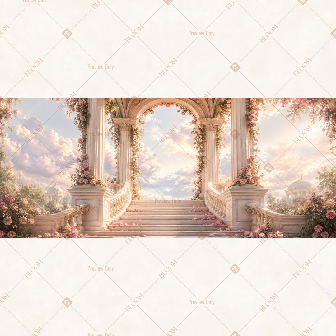 Heavenly Palace Entrance Wide Backdrop