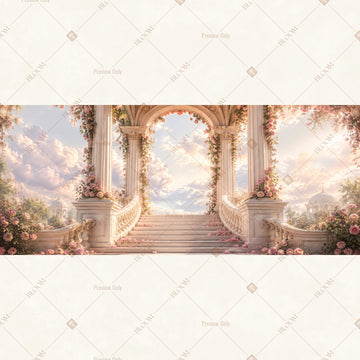 Heavenly Palace Entrance Wide Backdrop