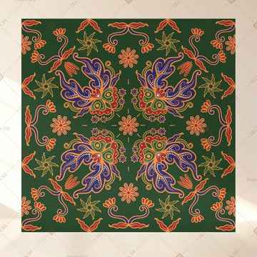 Dark Boho Mandala Square Backdrop