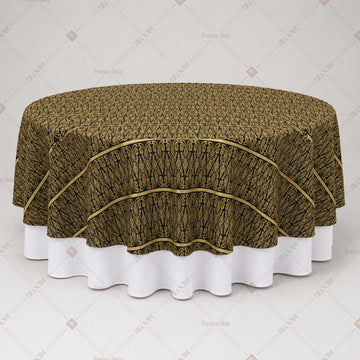 Olive Gold Luxe Table Overlay Pack of 6