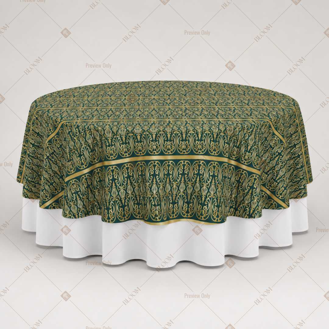 Sage Green Luxe Table Overlay Pack of 6