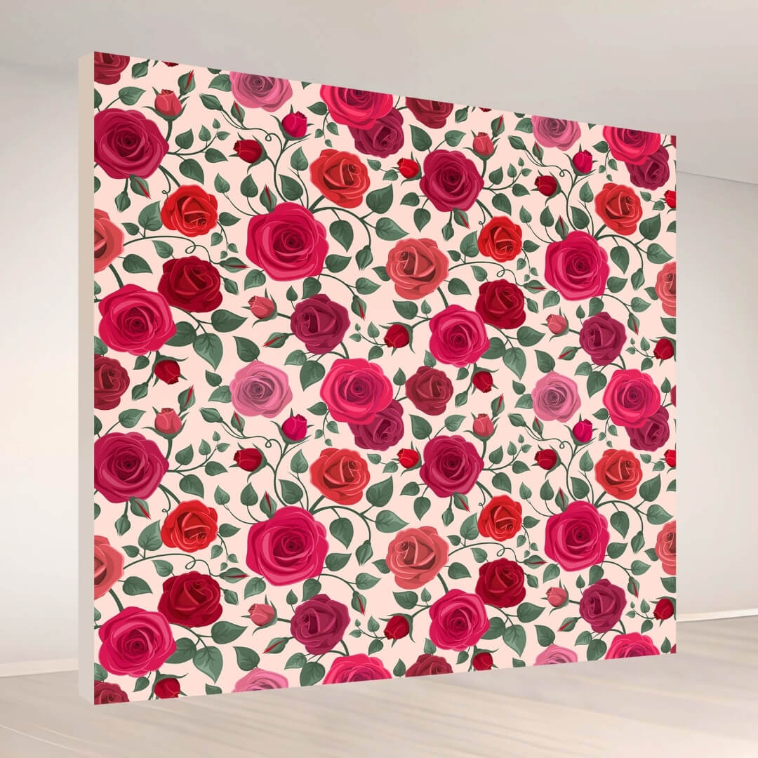 Ruby Rose Garden: Backdrop - square