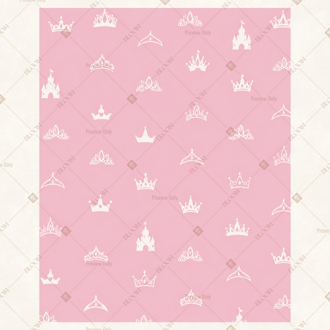 Blush Butterfly Pattern Portrait Rectangle Backdrop