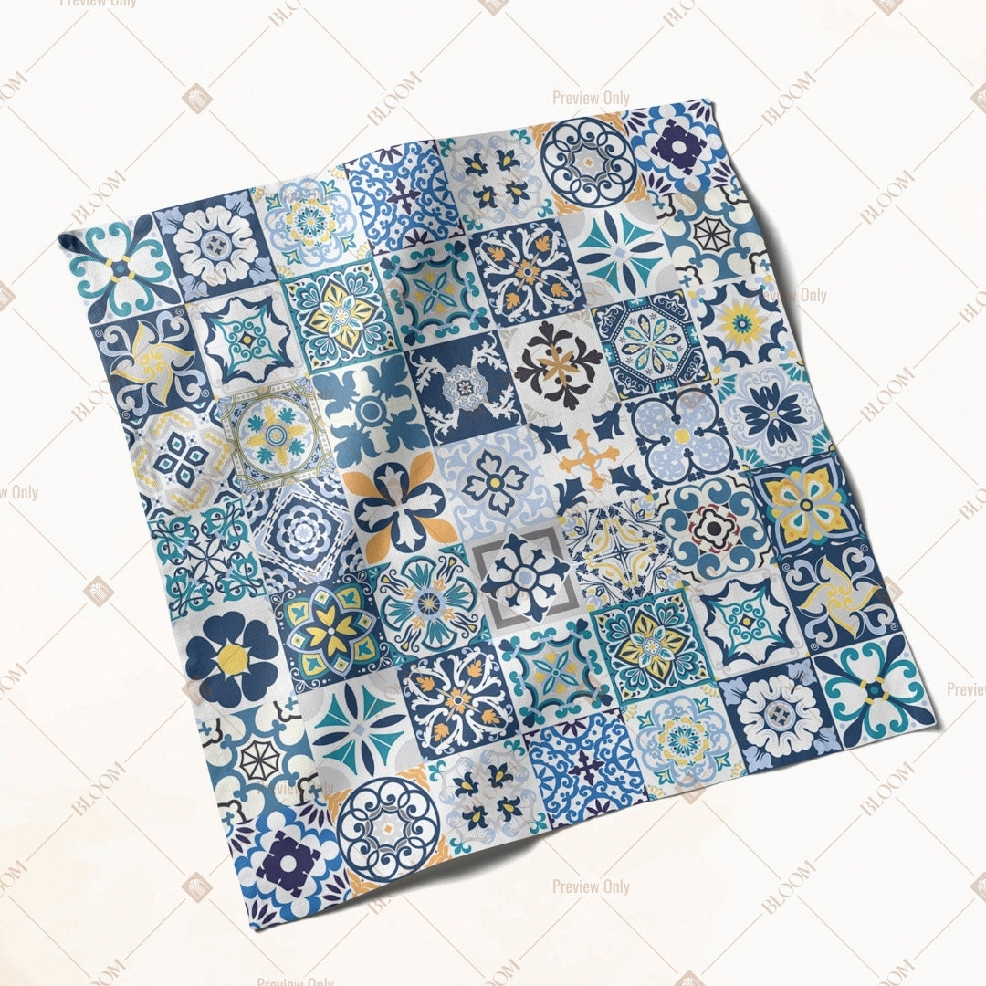 Blue Moroccan Tile Napkin Pack of 20