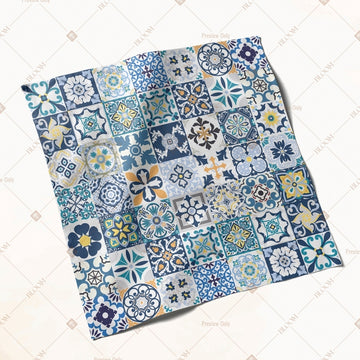Blue Moroccan Tile Napkin Pack of 20