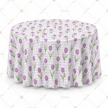 Purple Tulip Table Cover Pack Of 6