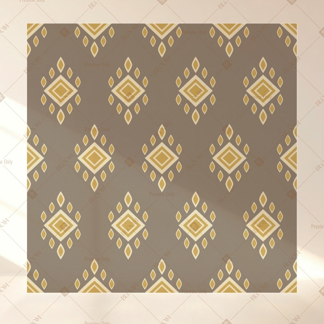 Gold Diamond Geometric Square Backdrop