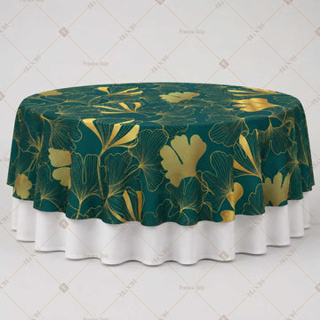 Emerald Botanical Luxe Table Overlay Pack of 6