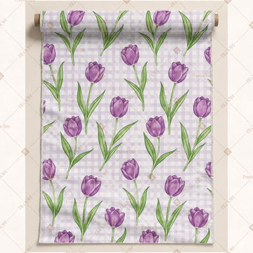 Purple Tulip Fabric Pack of 25