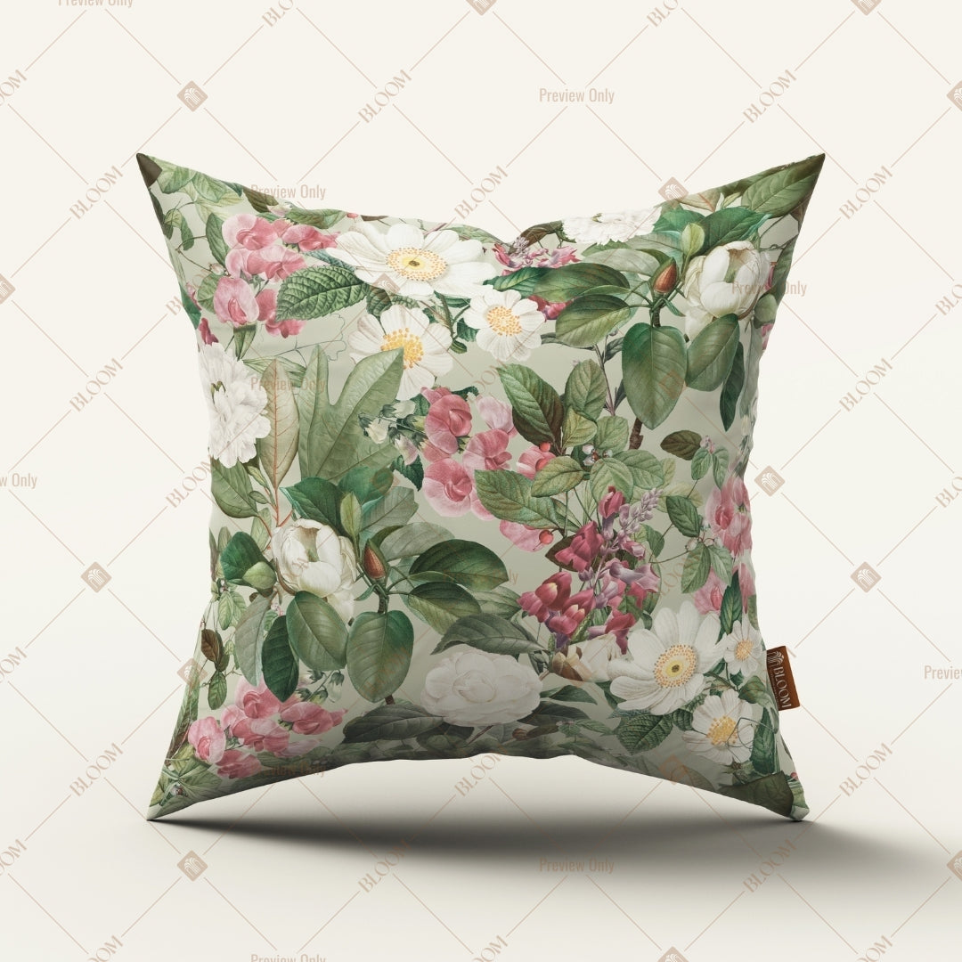 Vintage Floral Bouquet Cushion Cover Pack of 12