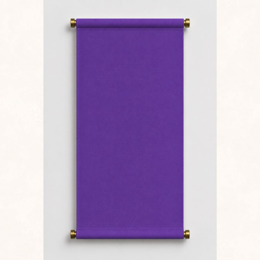 ROYAL PURPLE HANGING SCROLLS