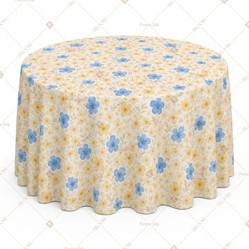Blue Flower Table Cover Pack Of 6