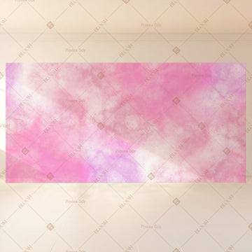Pink Watercolor Wide Backdrop