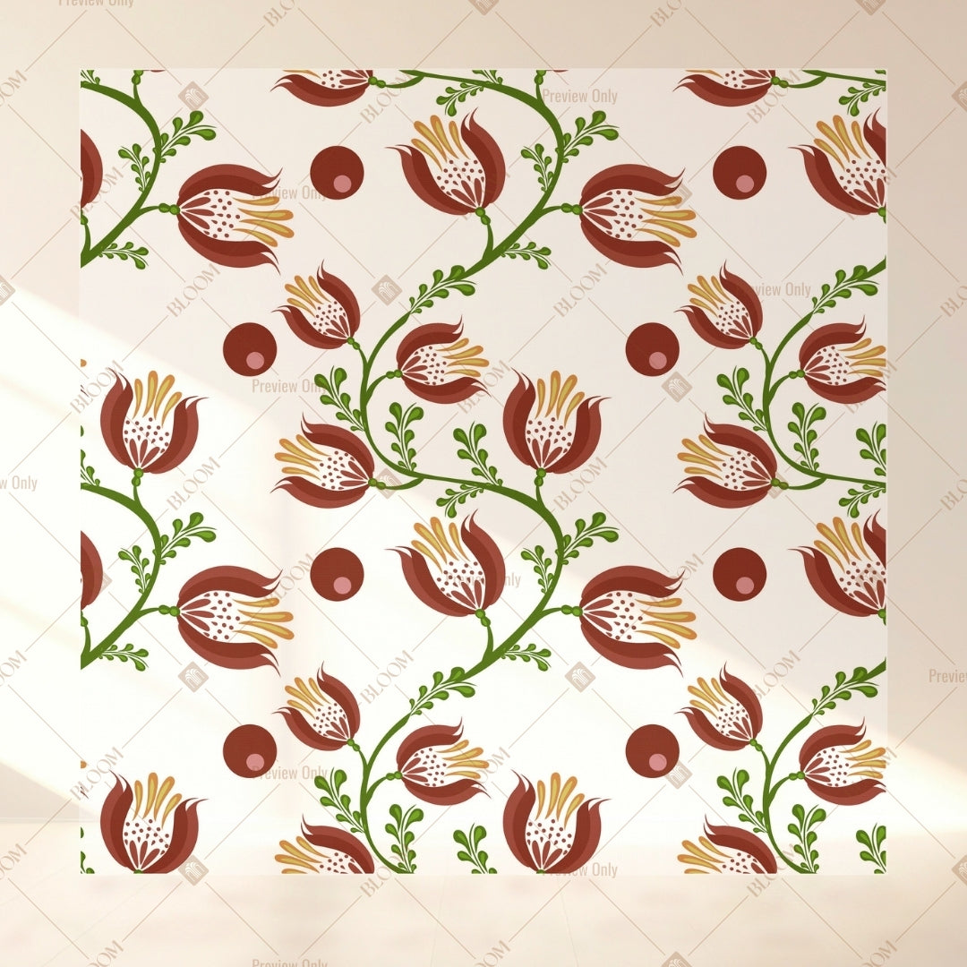 Colorful Boho Ring Square Backdrop