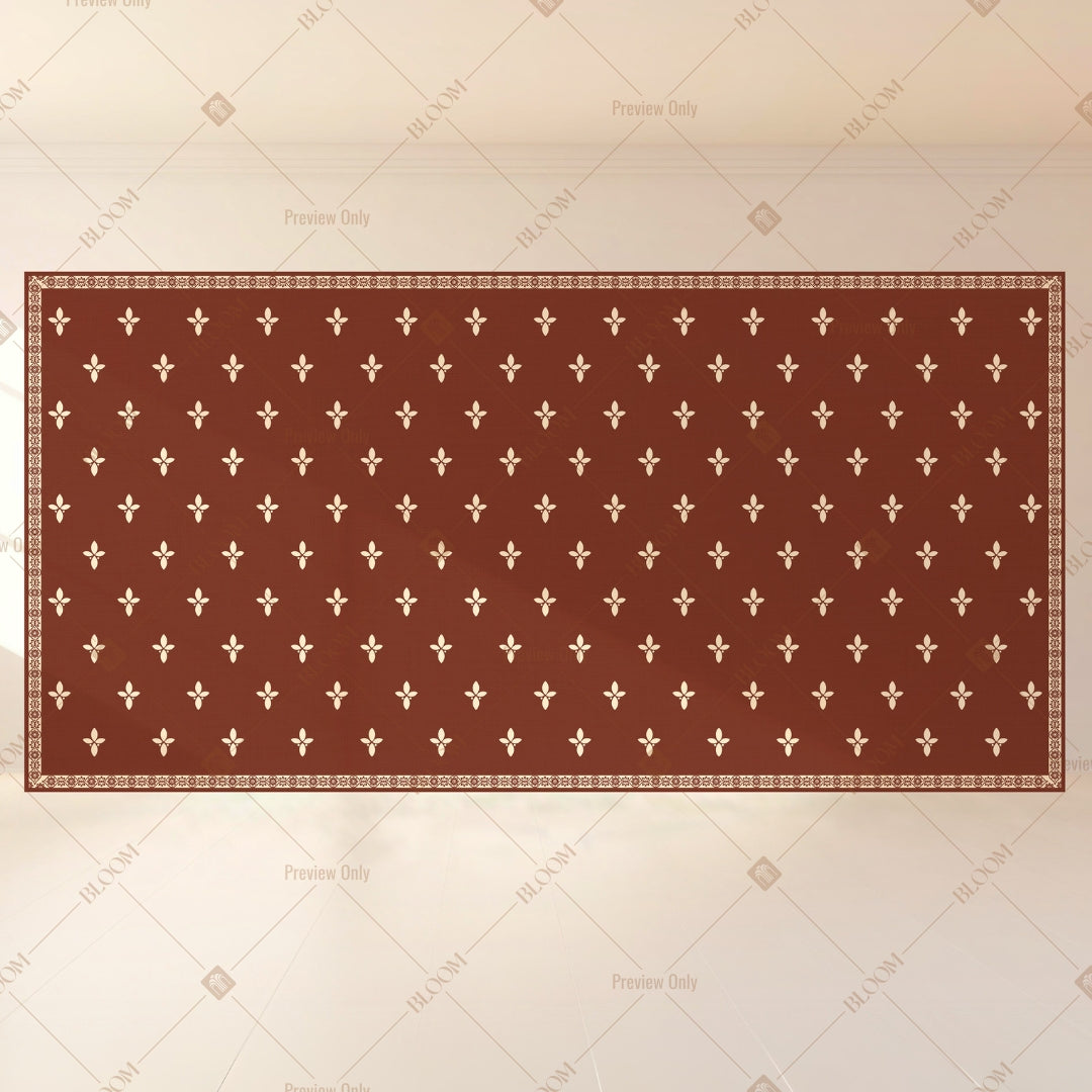 Brown Mini Motif Wide Backdrop