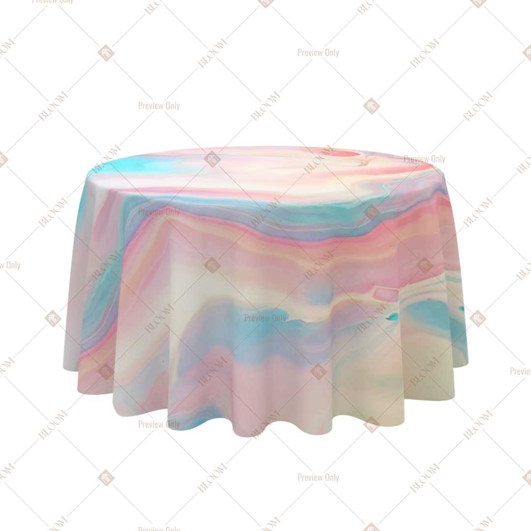 Pastel Watercolor Wave Table Cover Pack Of 6