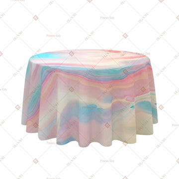 Pastel Watercolor Wave Table Cover Pack Of 6