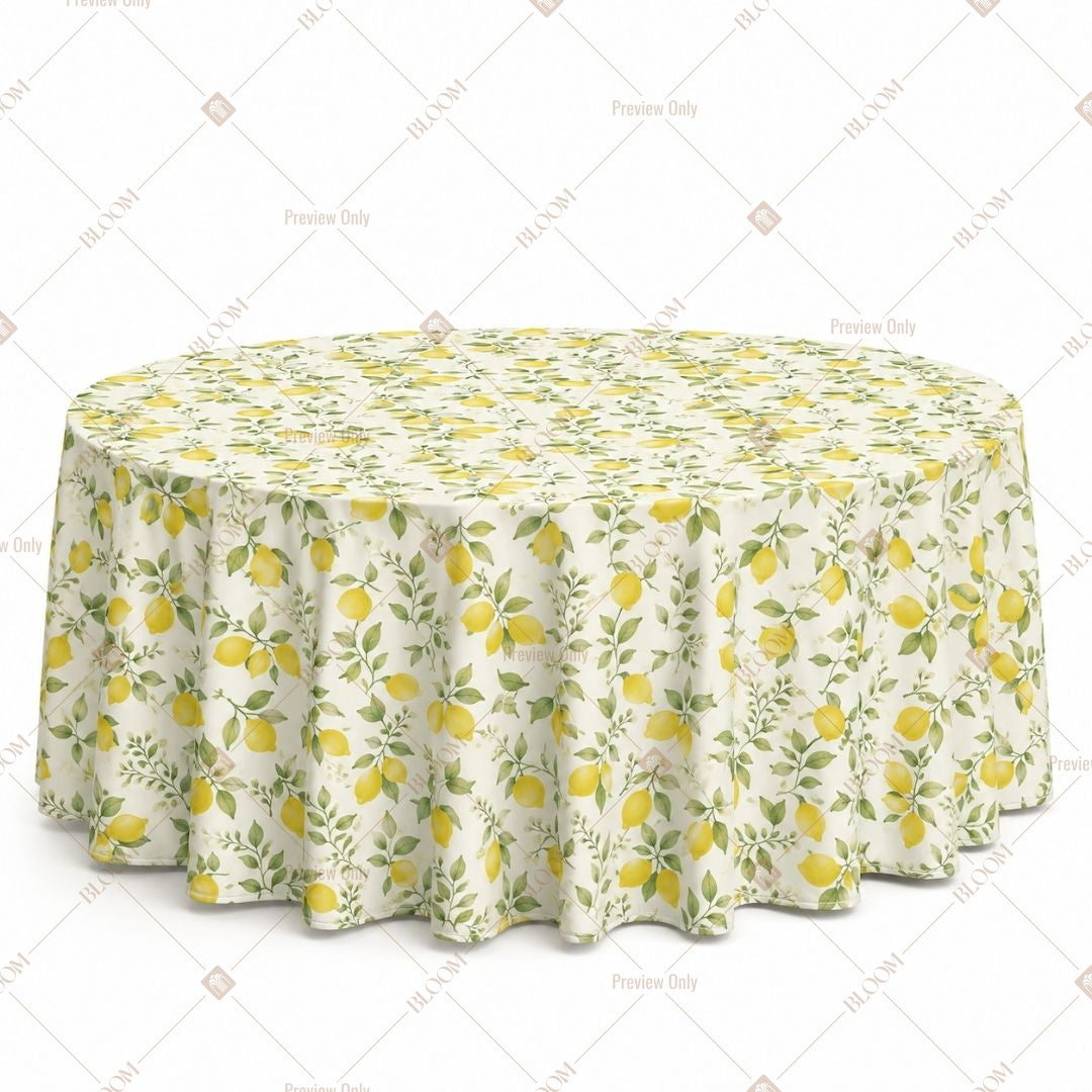 Lemon Leaf Table Cover Pack Of 6