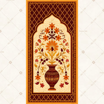Traditional Floral Vase Vertical Backdrop