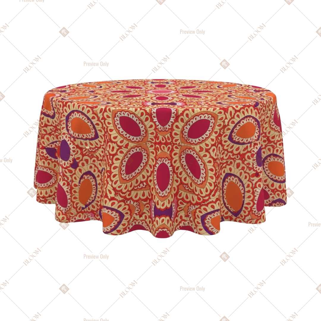Bohemian Mandala Floral Table Cover Pack Of 6