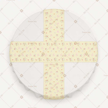 Butter Yellow Floral Table Runner Pack Of 12