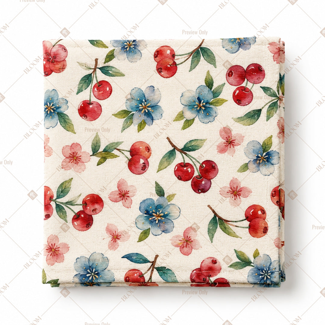 Cherry Fruit Pattern Design