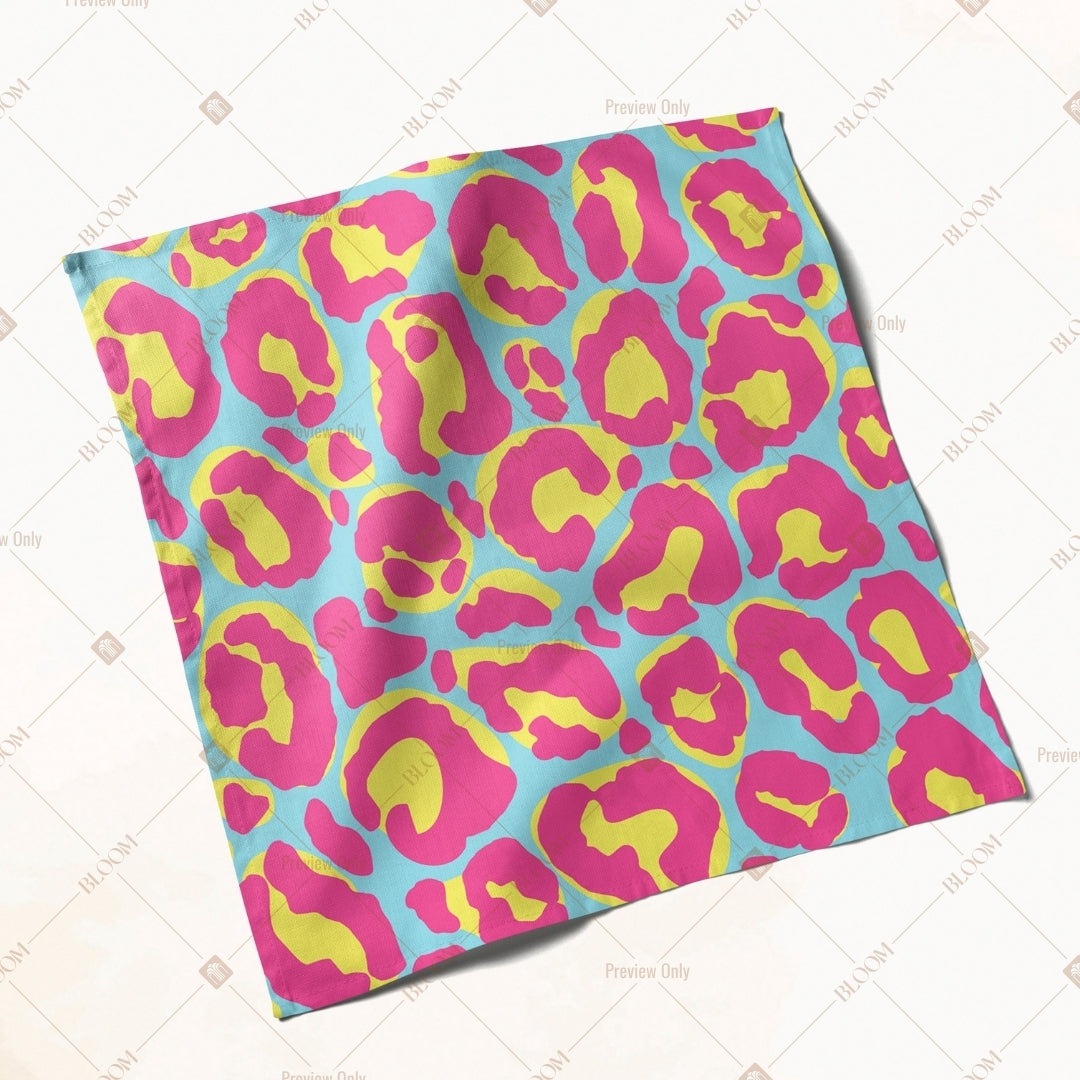 Pink Leopard Pop Art Napkin Pack of 20