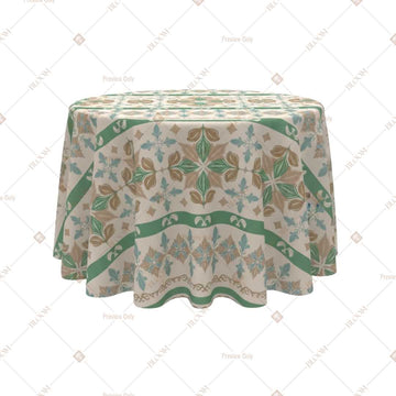 Green Folk Border Table Cover Pack Of 6