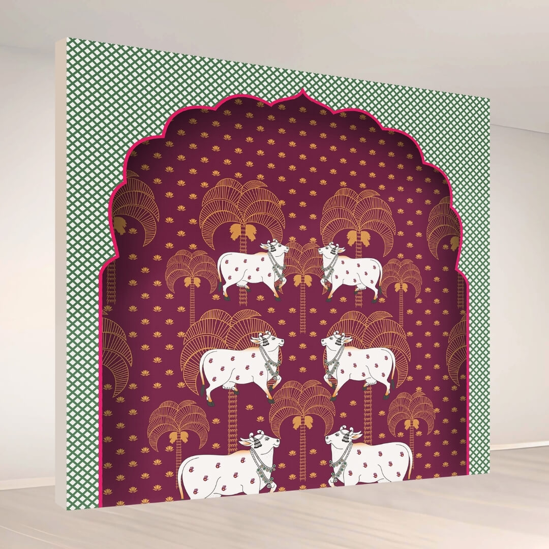 Royal Cow Palace: Backdrop - square