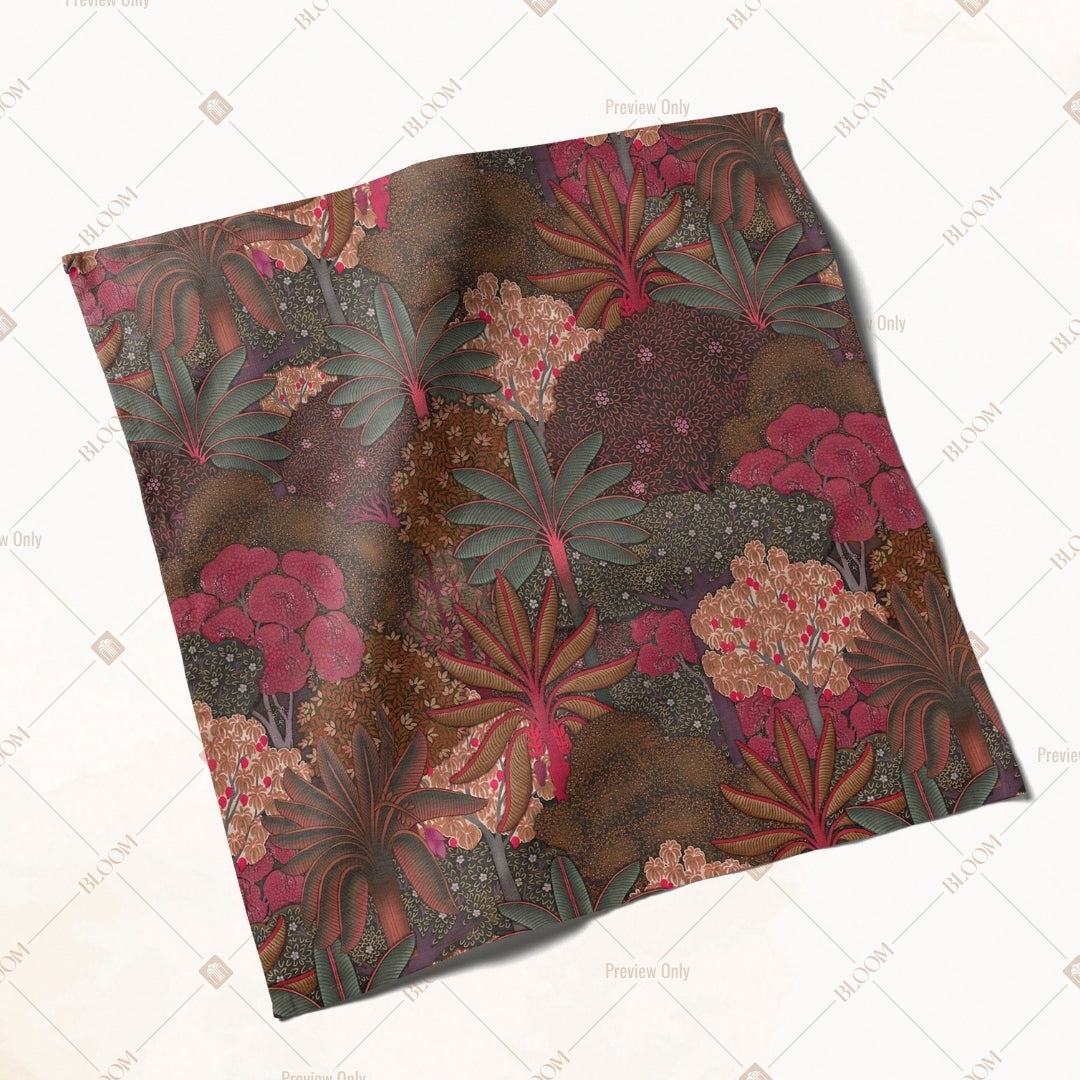 Dark Vintage Floral Napkin Pack of 20