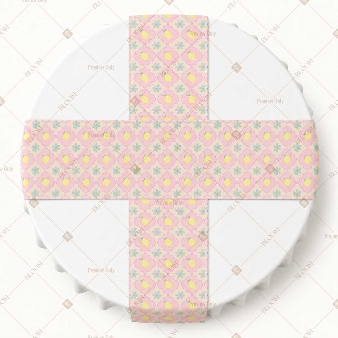 Pastel Patchwork Table Runner Pack Of 12