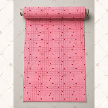 Pink Polka Dot Fabric Pack of 25