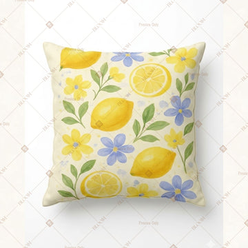 Lemon Floral Cushion Cover Pack of 12