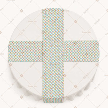 Sage Green Trellis Table Runner Pack Of 12