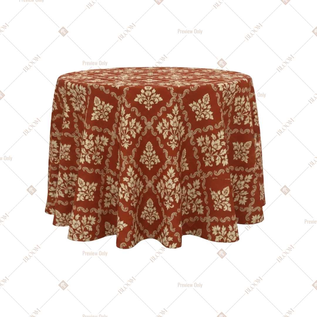Terracotta Diamond Trellis Table Cover Pack Of 6