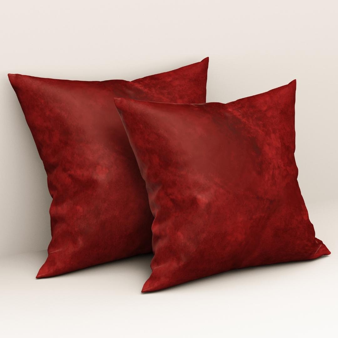 Crimson Velvet Luxe: Cushion Cover - Pack of 12
