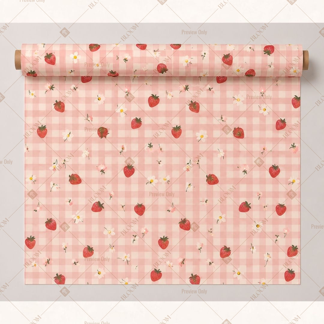Peach Mini Motif Fabric Pack of 25