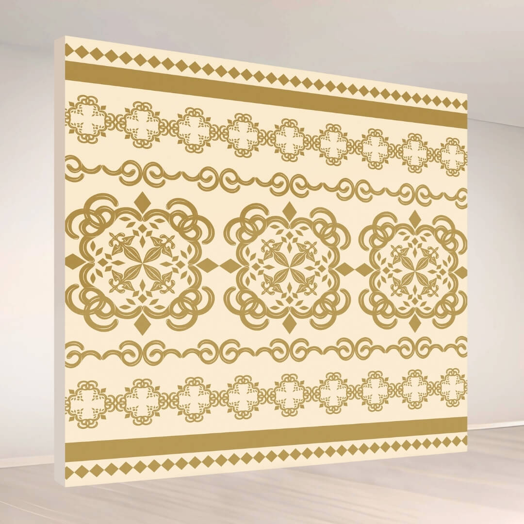 Golden Regal Motif: Backdrop - square
